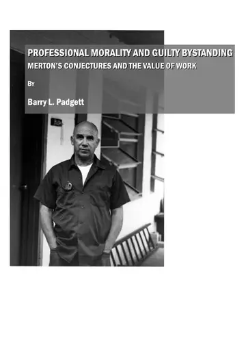 Cover of Professional Morality and Guilty Bystanding