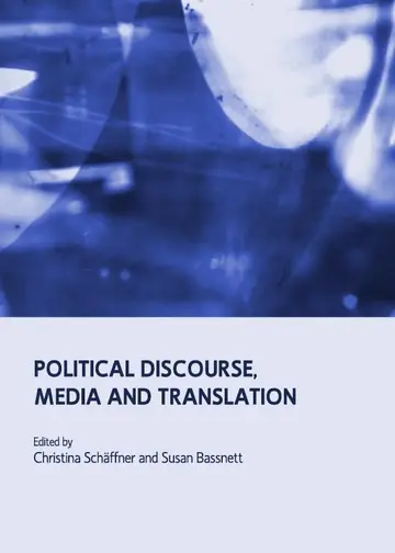 Cover of Political Discourse, Media and Translation