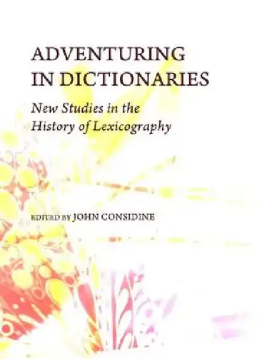 Cover of Adventuring in Dictionaries