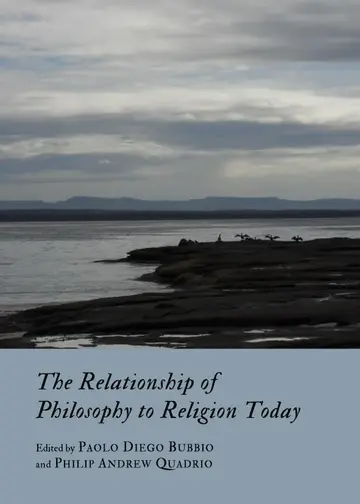 Cover of The Relationship of Philosophy to Religion Today