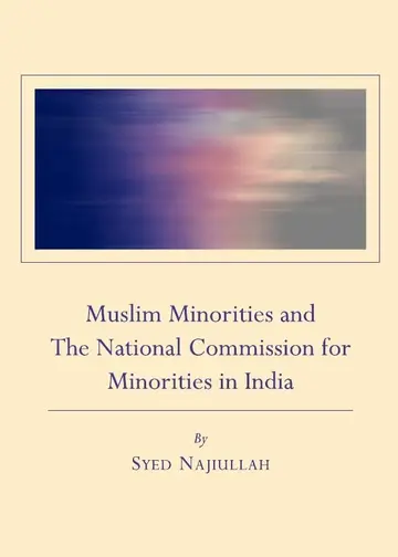 Cover of Muslim Minorities and the National Commission for Minorities in India