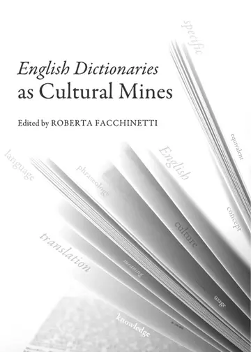 Cover of English Dictionaries as Cultural Mines