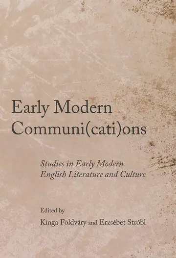 Cover of Early Modern Communi(cati)ons