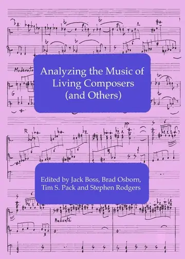 Cover of Analyzing the Music of Living Composers