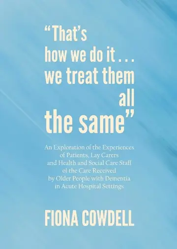 Cover of That's how we do it...we treat them all the same