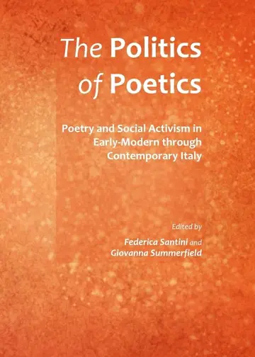 Cover of The Politics of Poetics
