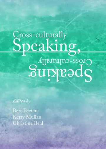 Cover of Cross-Culturally Speaking, Speaking Cross-Culturally