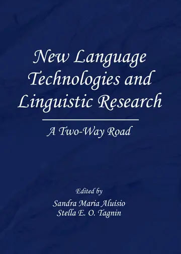 Cover of New Language Technologies and Linguistic Research