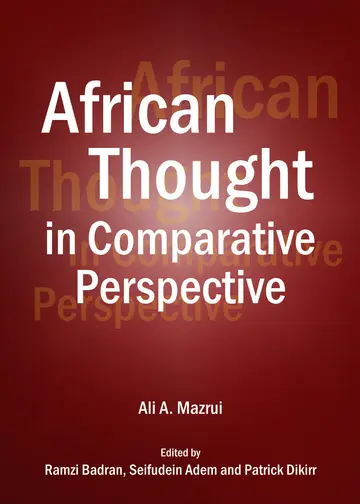 Cover of African Thought in Comparative Perspective