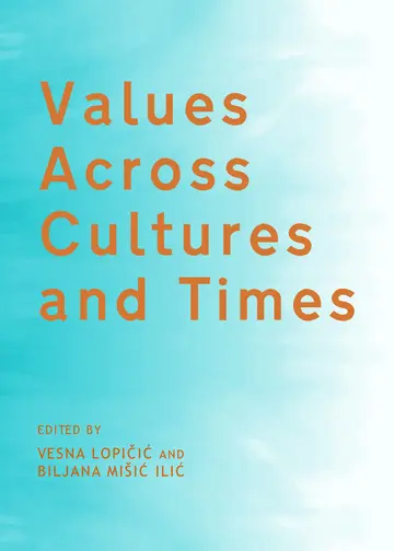 Cover of Values Across Cultures and Times