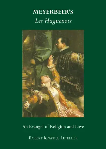 Cover of Meyerbeer's Les Huguenots