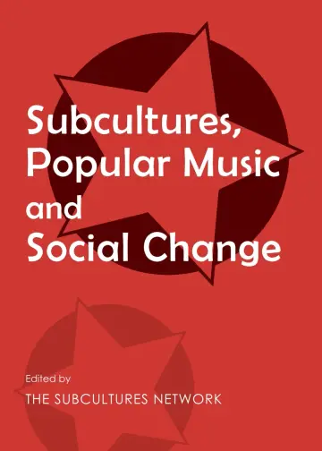 Cover of Subcultures, Popular Music and Social Change