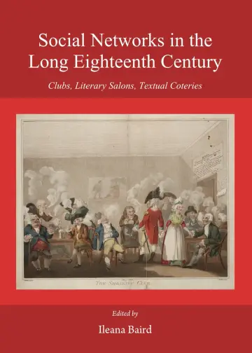 Cover of Social Networks in the Long Eighteenth Century