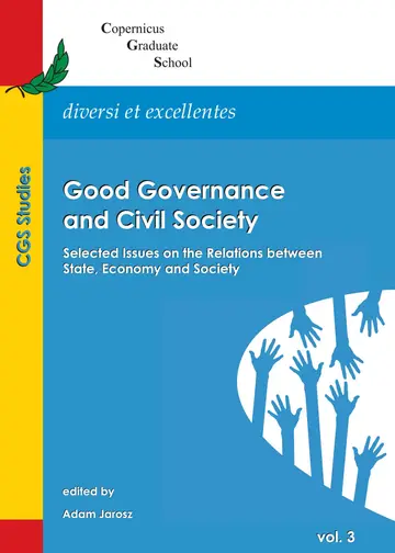 Cover of Good Governance and Civil Society