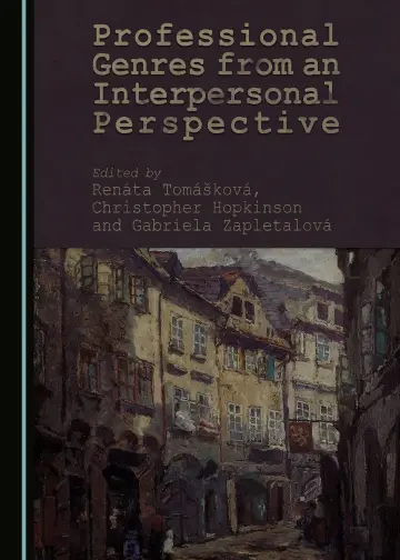 Cover of Professional Genres from an Interpersonal Perspective