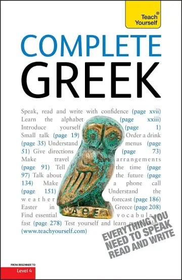 Cover of Complete Greek Beginner to Intermediate Book and Audio Course
