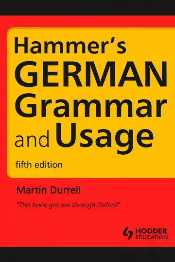 Cover of Hammer's German Grammar and Usage 5