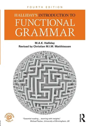 Cover of Halliday's Introduction to Functional Grammar, Fourth Edition