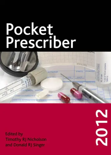 Cover of Pocket Prescriber 2012
