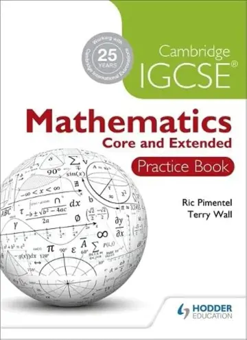 Cover of Cambridge Igcse Mathematics Core and Extended Practice Book