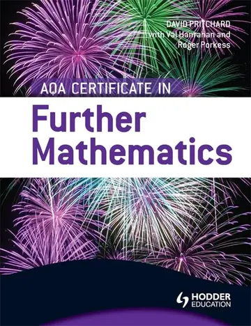Cover of AQA Certificate in Further Mathematics