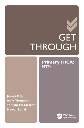 Cover of Get Through Primary FRCA