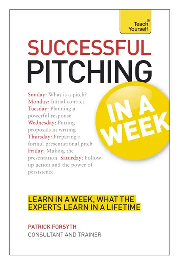 Cover of Successful Pitching for Business in A Week