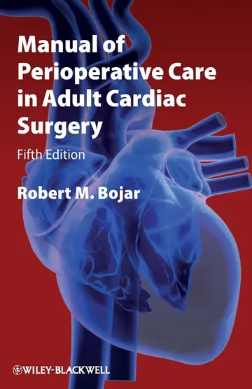 Cover of Manual of Perioperative Care in Adult Cardiac Surgery