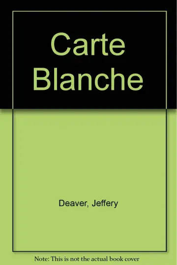 Cover of Carte Blanche
