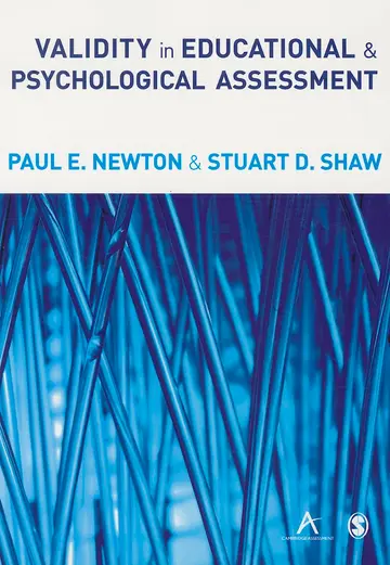 Cover of Validity in Educational and Psychological Assessment