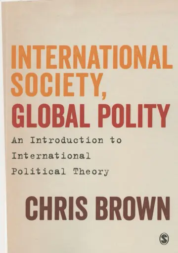 Cover of International Society, Global Polity