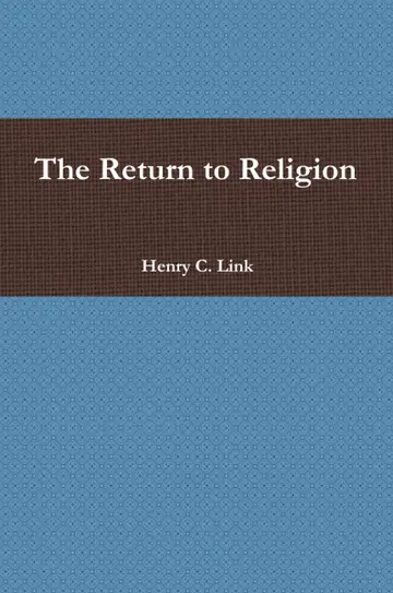 Cover of The Return to Religion