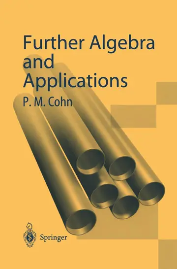 Cover of Further Algebra and Applications