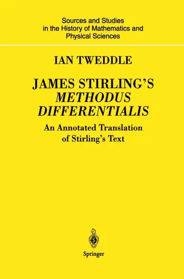 Cover of James Stirling’s Methodus Differentialis