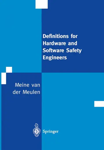 Cover of Definitions for Hardware and Software Safety Engineers