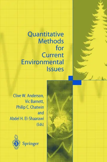 Cover of Quantitative Methods for Current Environmental Issues