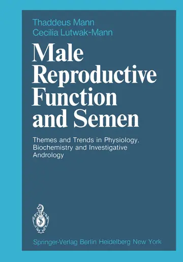 Cover of Male Reproductive Function and Semen