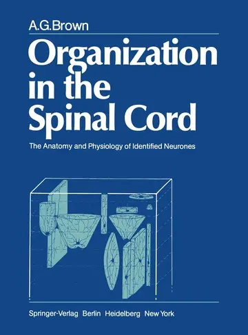 Cover of Organization in the Spinal Cord