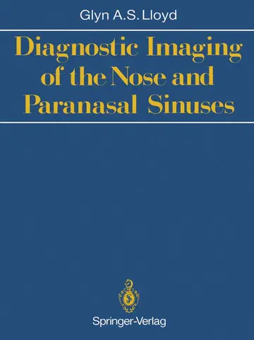 Cover of Diagnostic Imaging of the Nose and Paranasal Sinuses
