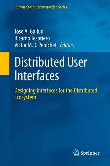 Cover of Distributed User Interfaces
