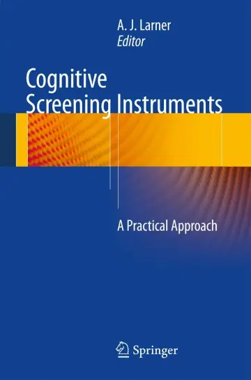 Cover of Cognitive Screening Instruments