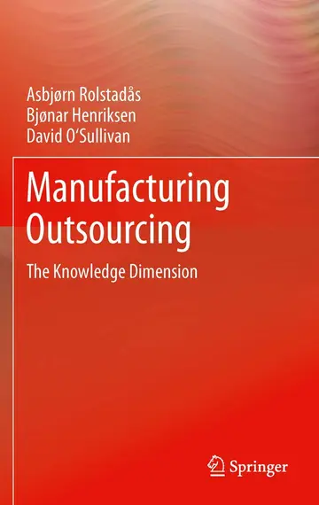 Cover of Manufacturing Outsourcing