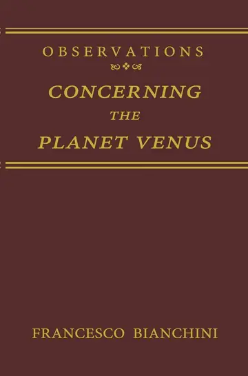 Cover of Observations Concerning the Planet Venus