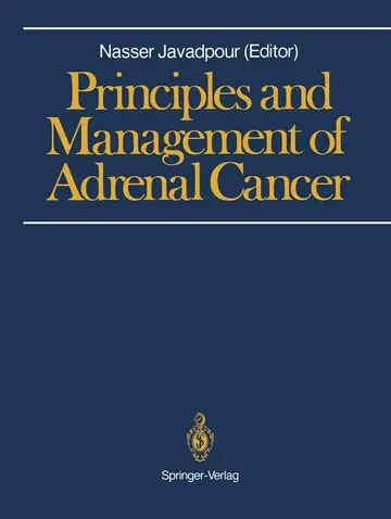 Cover of Principles and Management of Adrenal Cancer