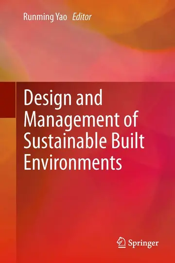 Cover of Design and Management of Sustainable Built Environments