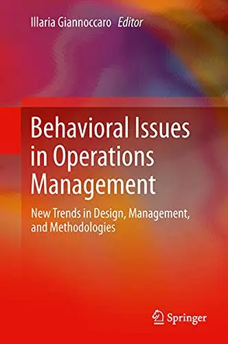 Cover of Behavioral Issues in Operations Management