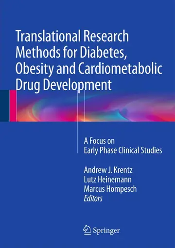 Cover of Translational Research Methods for Diabetes, Obesity and Cardiometabolic Drug Development