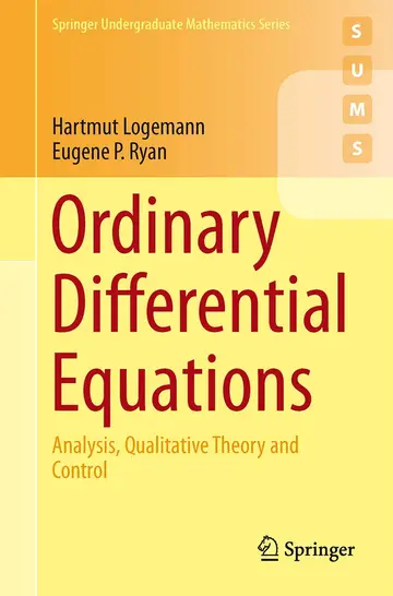 Cover of Ordinary Differential Equations