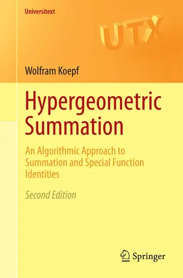 Cover of Hypergeometric Summation