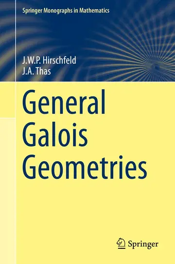 Cover of General Galois Geometries